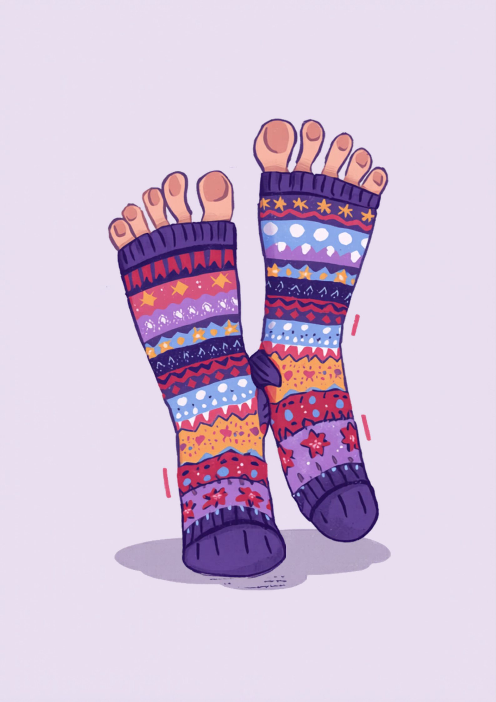 Cushioned comfort socks